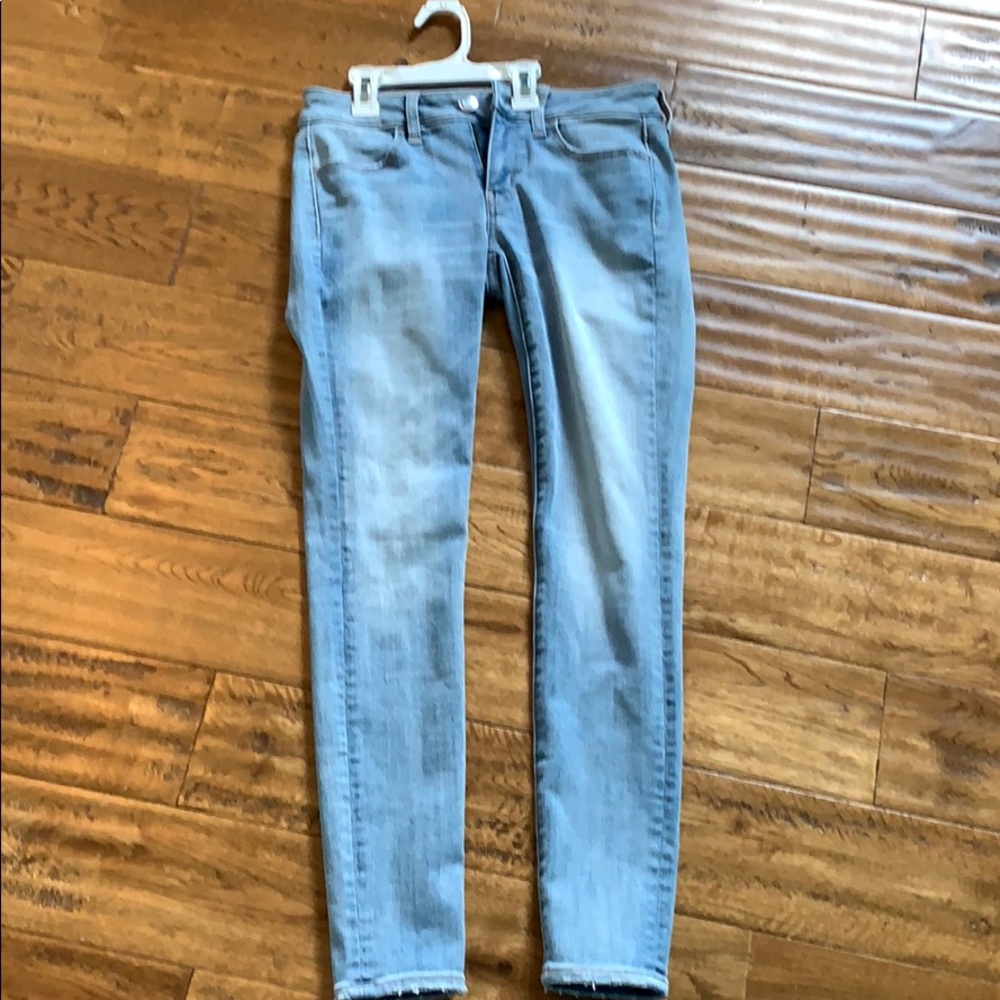 Light Blue American Eagle Skinny Jeans